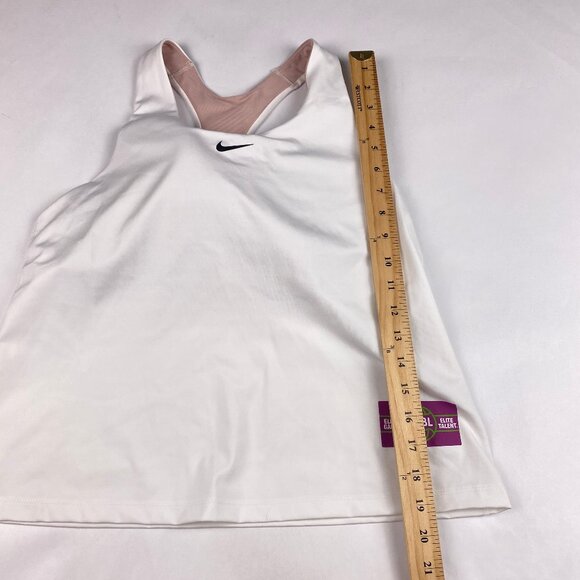 NWT Nike EYBL Tank Shelf Bra White Women's L Basketball - Picture 12 of 16